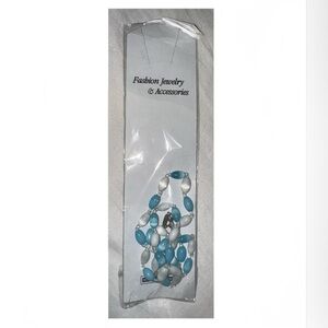 Blue and White Necklace